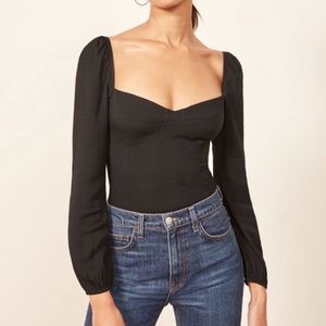 Reformation Reign Top- size 4 black